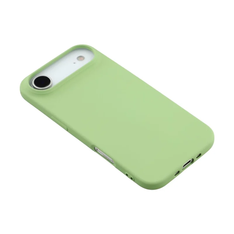 For iPhone Air TPU Case Soft Fiber Lining Anti-Scratch Phone Cover - Matcha Green