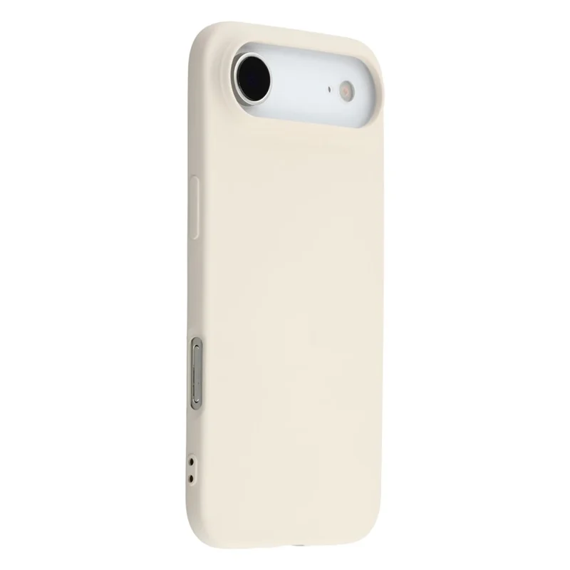 For iPhone Air TPU Case Soft Fiber Lining Anti-Scratch Phone Cover - White