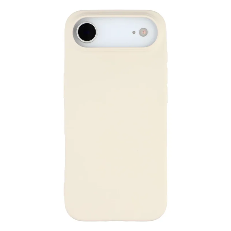 For iPhone Air TPU Case Soft Fiber Lining Anti-Scratch Phone Cover - White
