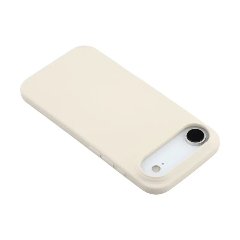 For iPhone Air TPU Case Soft Fiber Lining Anti-Scratch Phone Cover - White