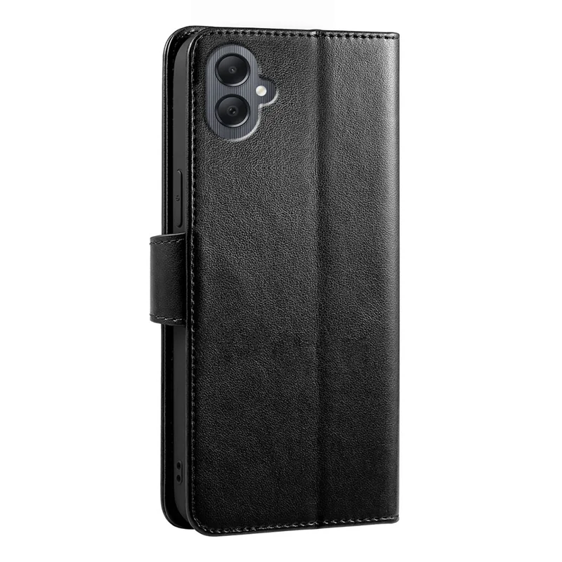 Capa para Samsung Galaxy A07 com Suporte, Porta-cartões, Carteira de Couro - Preto