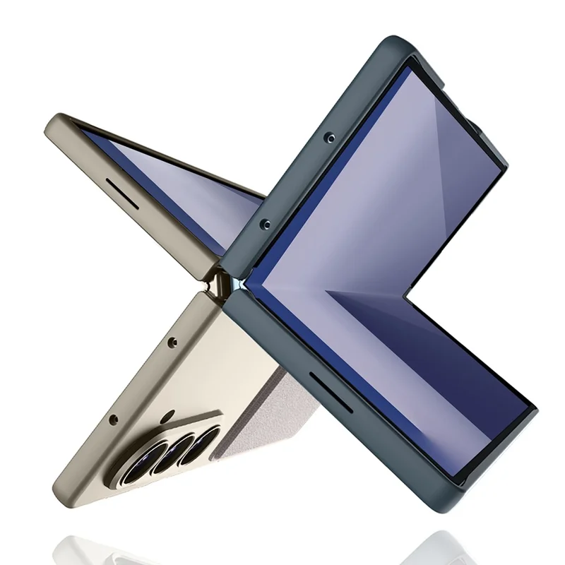 GKK Pour Samsung Galaxy Z Fold7 5G Étui Rigide en PC avec Porte-Carte Fin, Film de Protection d'Écran - Noir