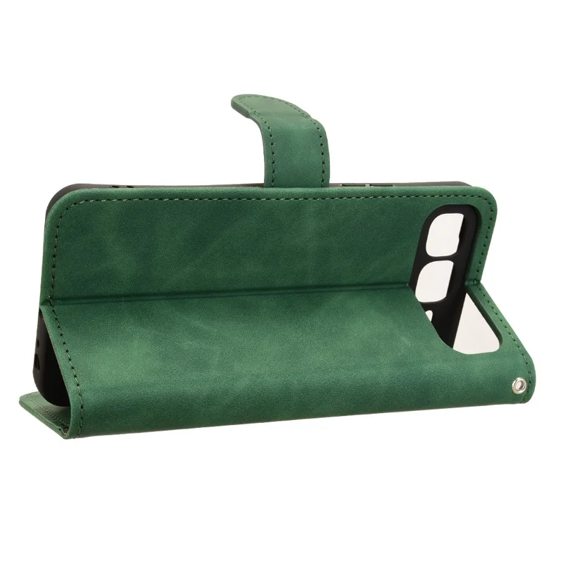 Per Infinix Smart 10 Plus Custodia in pelle Sensazione della pelle Anti caduta Portafoglio Flip Phone Cover - Verde