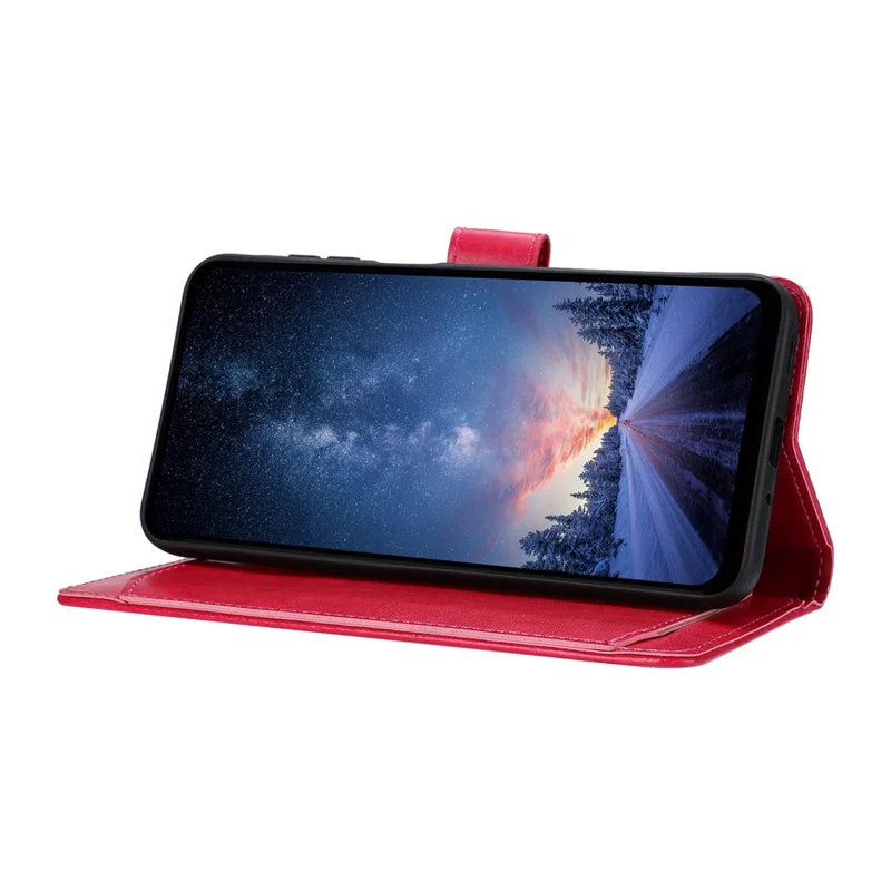 Для iPhone 17 Pro Max Бумажник-Чехол Подставка Кожаный Folio Flip Чехол с 8 Слотами для Карт - Роза