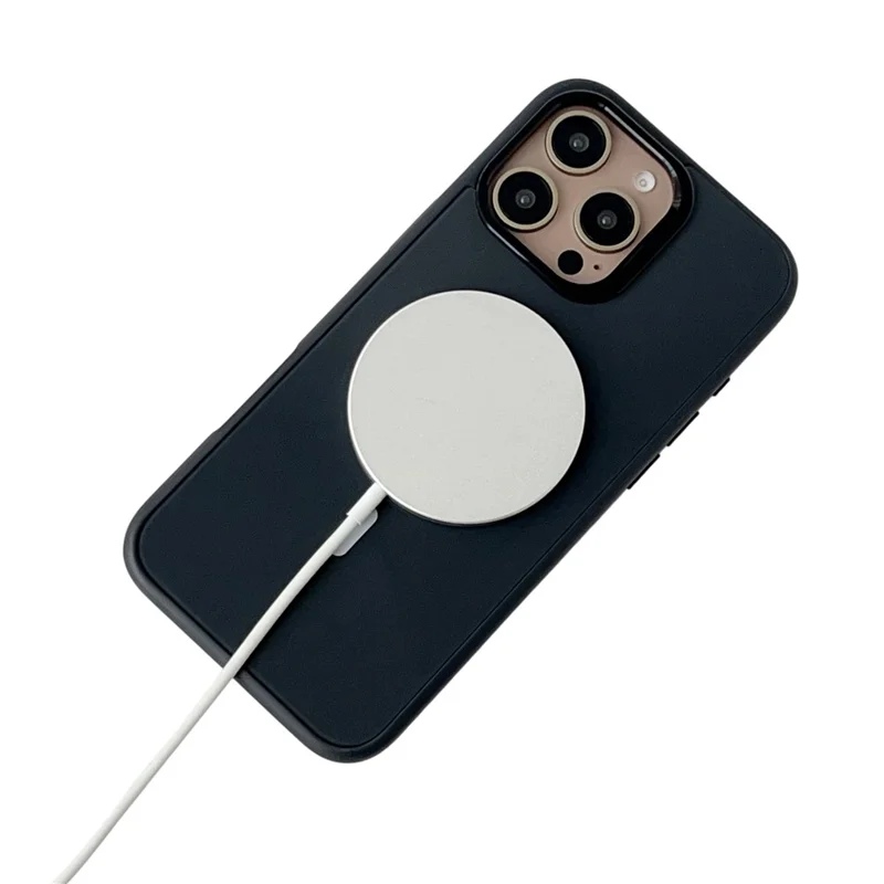 For iPhone 16 Pro Max Magnetic Case 4 Colors NFC DIY Customized Round Screen Smart E-Ink Phone Cover