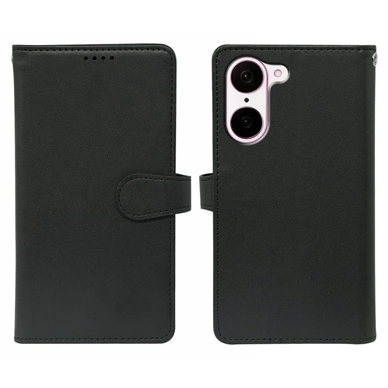 Funda para OnePlus Nord CE5 5G / Ace 5 Racing 5G con 9 Ranuras para Tarjetas, Cuero PU, Soporte y Tapa para Teléfono - Negro