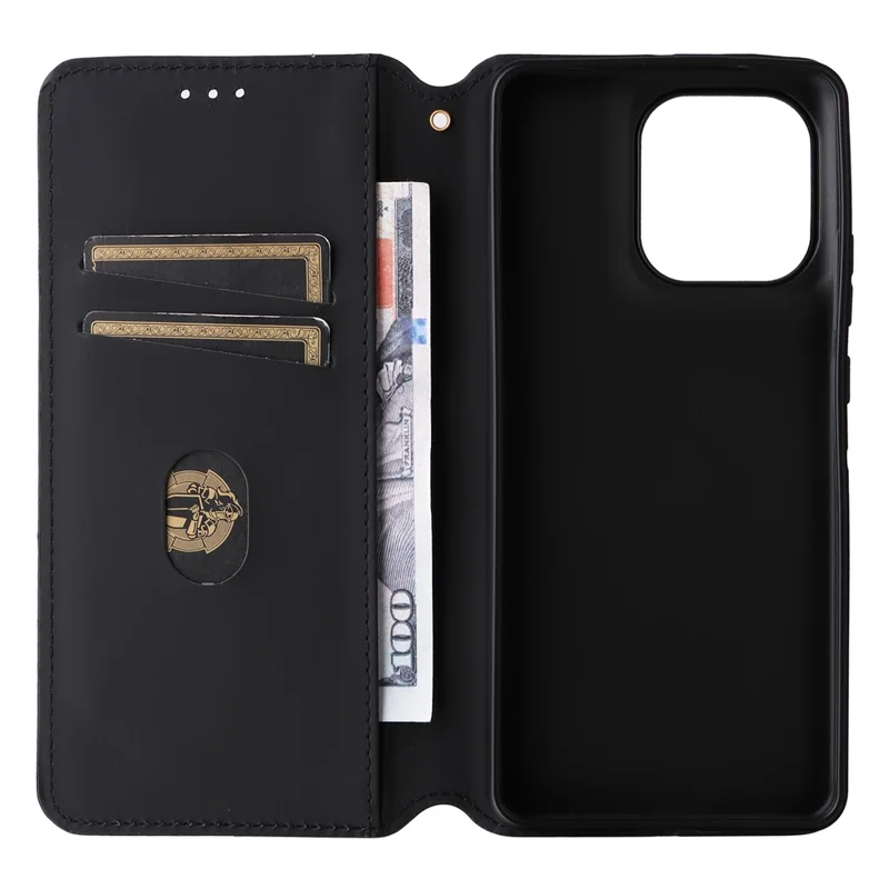 Pour Motorola Moto G86 Power 5G Étui Portefeuille en Cuir Imprimé Losange - Marron