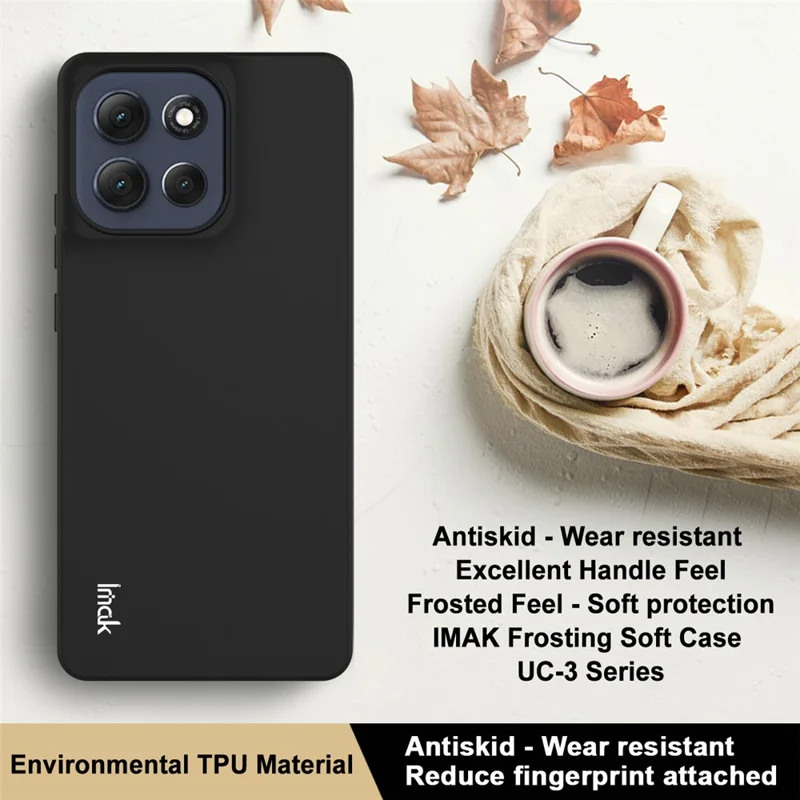 IMAK UC-3 Series for Motorola Moto G86 Power 5G Case Matte Anti Fingerprint Soft TPU Cover