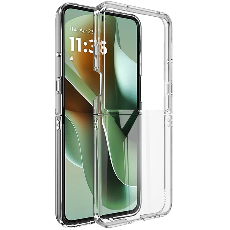IMAK Crystal Case II Pro для Motorola Razr 60 Ultra 5G Чехол Прозрачный ПК Чехол для телефона (Верхняя крышка + Нижняя крышка)