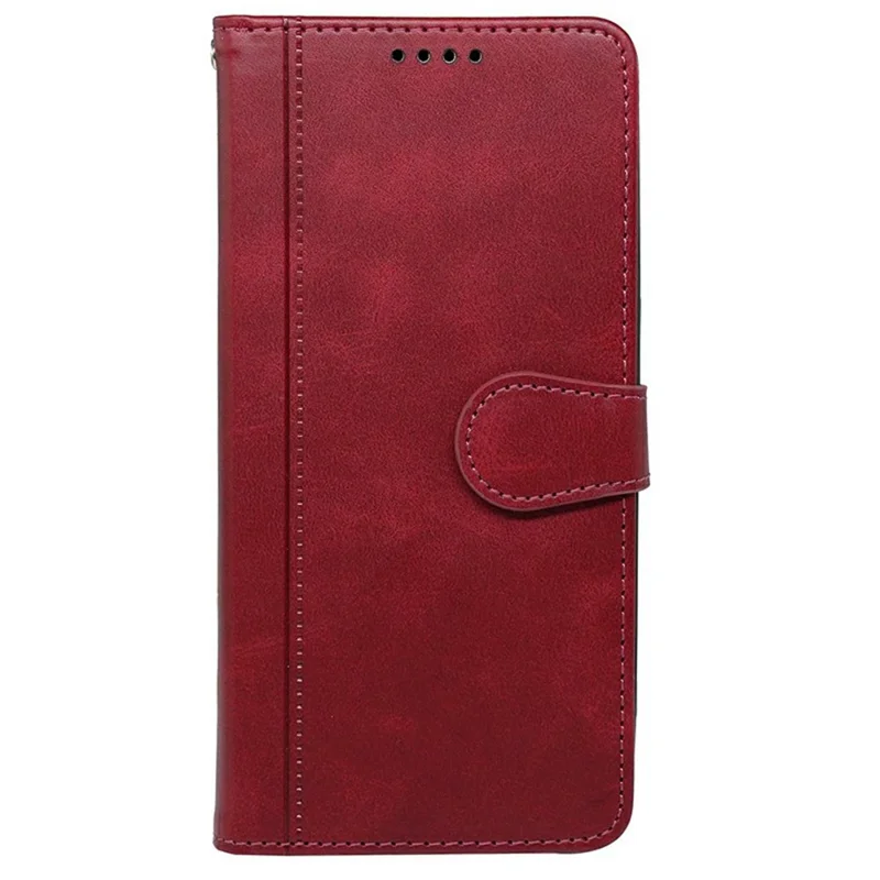 Capa para OnePlus Nord CE5 5G / Ace 5 Racing 5G em Couro Texturizado com Suporte e Estilo de Livro - Vermelho