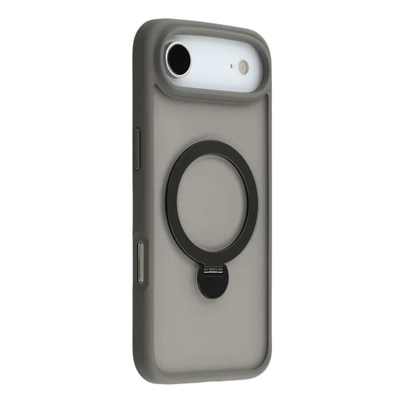 Чехол для iPhone 17 Air с вращающейся подставкой TPU + PC Магнитный чехол для телефона - Серый