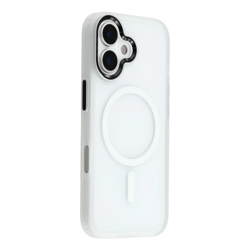 FULEXIN For iPhone 17 Case Compatible with MagSafe Anti Drop TPU + PC Phone Cover - White