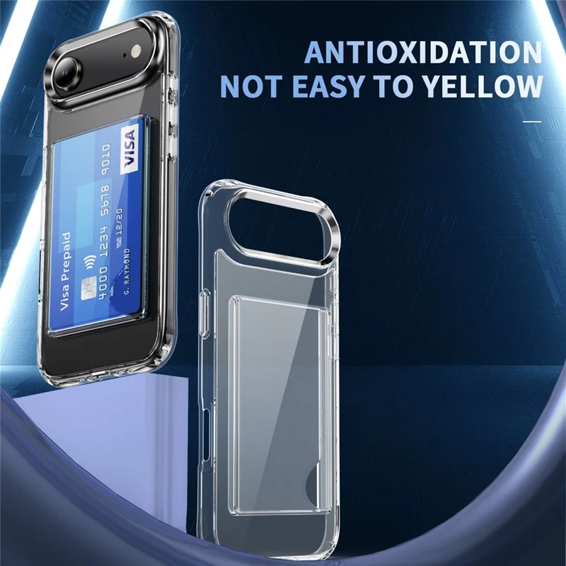 For iPhone Air Case Protective TPU Phone Cover with Card Holder