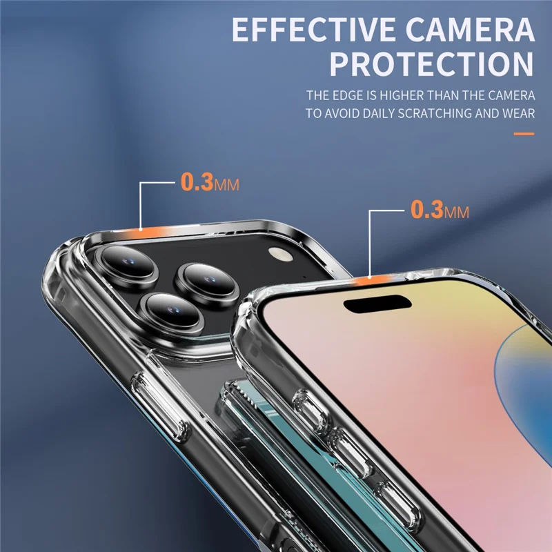 For iPhone 18 Pro / 17 Pro Case Protective TPU Phone Cover with Card Holder