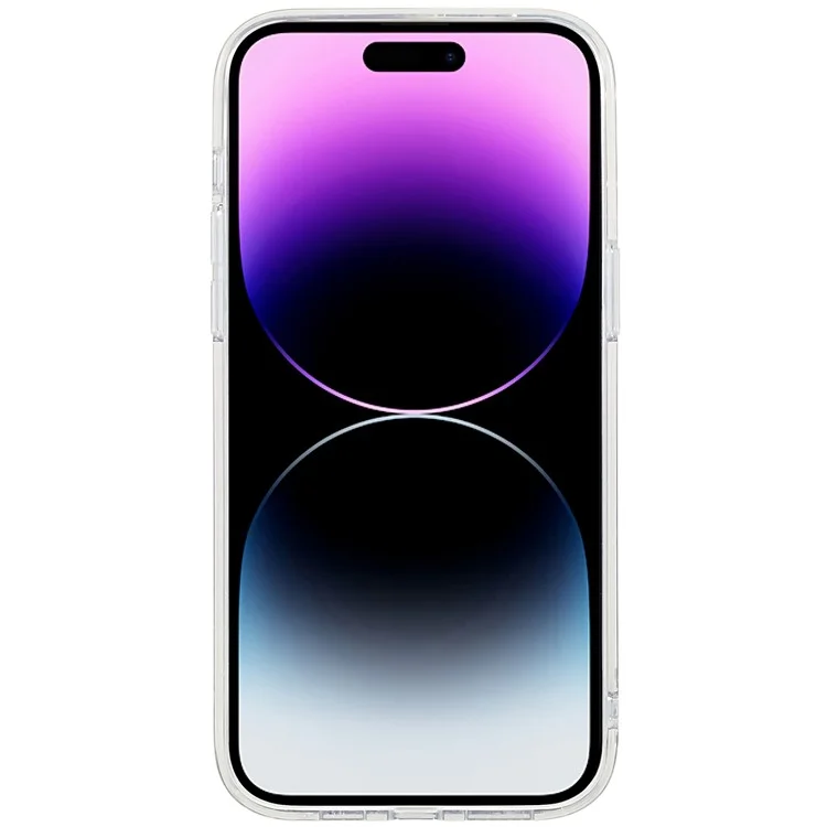 DFANS Starlight Shining Series Para Iphone 14 Pro Glittery Decor Design Caso Protetor PC+TPU Anti-scratch Tampa - Roxo