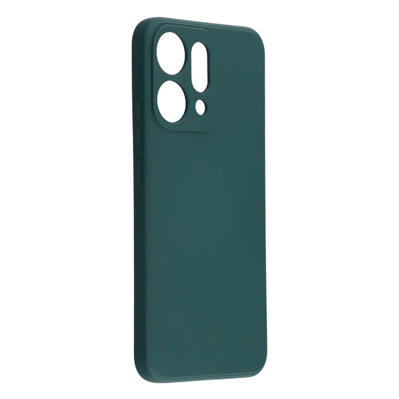 Pour Oppo Reno14 5G (Global) Coque TPU Arrière Souple Anti-Rayures avec Doublure en Fibre - Vert Armée