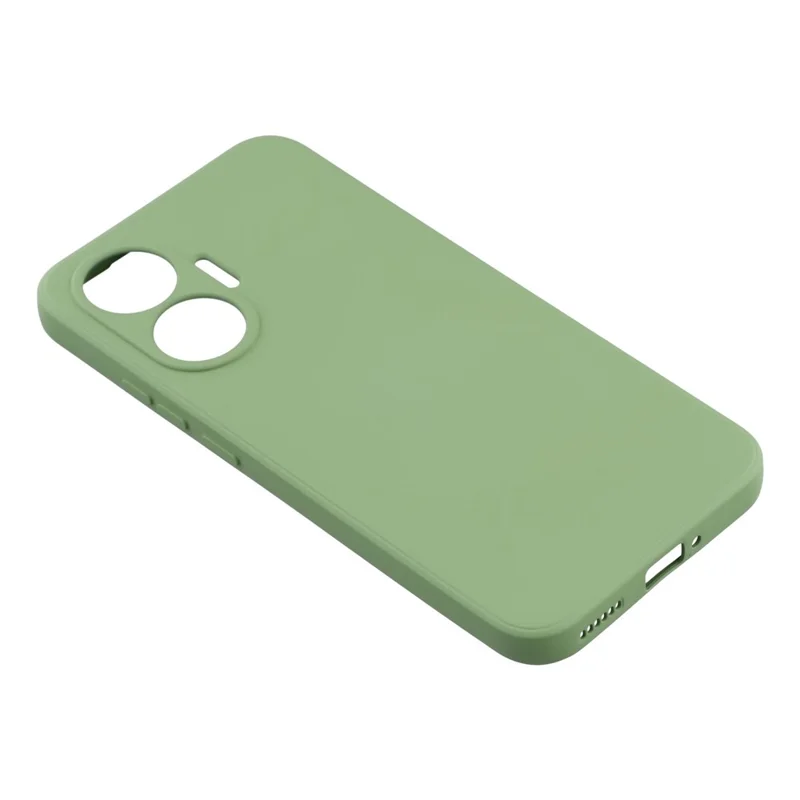Capa para Xiaomi Redmi Turbo 4 Pro 5G / Poco F7 5G em TPU Traseira Macia Anti-Risco com Forro de Fibra - Verde Matcha