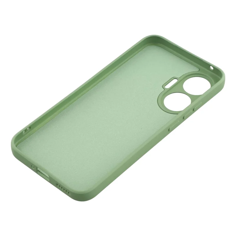 Capa para Xiaomi Redmi Turbo 4 Pro 5G / Poco F7 5G em TPU Traseira Macia Anti-Risco com Forro de Fibra - Verde Matcha