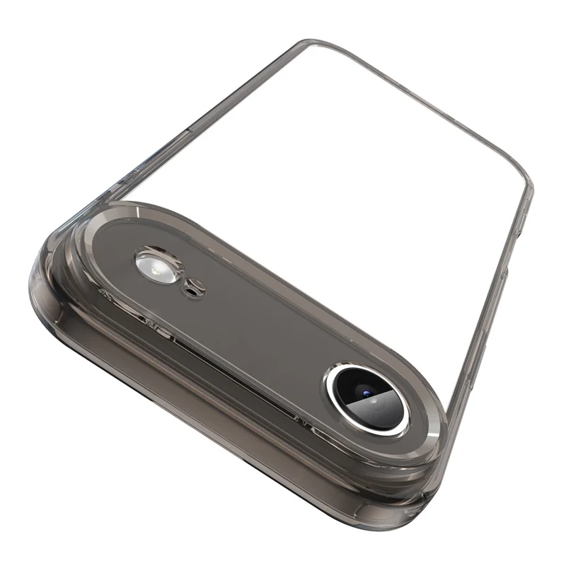 For iPhone Air Case TPU + Acrylic Phone Back Cover Anti Yellowing - Black