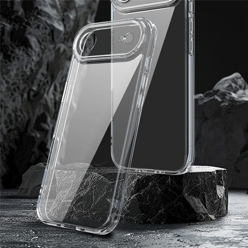 For iPhone Air Case TPU + Acrylic Phone Back Cover Anti Yellowing - Transparent