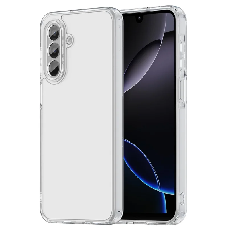 For Samsung Galaxy A17 5G / A17 4G / M17 5G / F17 5G Case TPU + Acrylic Phone Back Cover Anti Yellowing - Transparent
