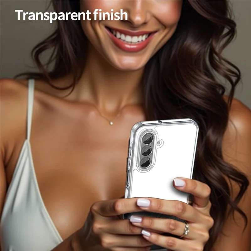 For Samsung Galaxy A17 5G / A17 4G / M17 5G / F17 5G Case TPU + Acrylic Phone Back Cover Anti Yellowing - Transparent