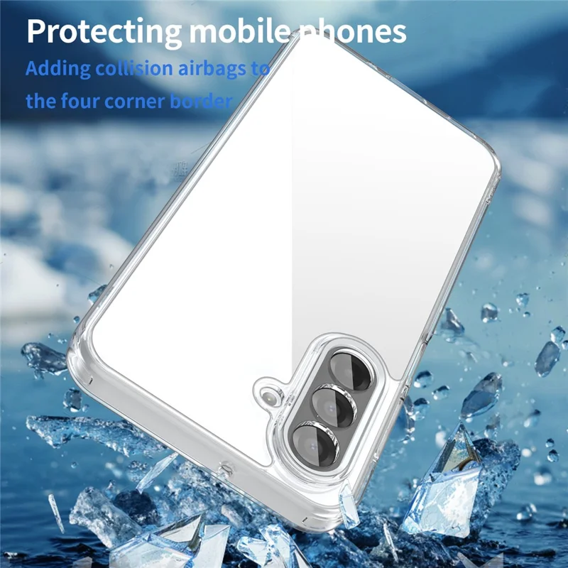 For Samsung Galaxy A17 5G / A17 4G / M17 5G / F17 5G Case TPU + Acrylic Phone Back Cover Anti Yellowing - Transparent