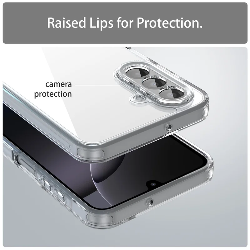 For Samsung Galaxy A17 5G / A17 4G / M17 5G / F17 5G Case TPU + Acrylic Phone Back Cover Anti Yellowing - Transparent