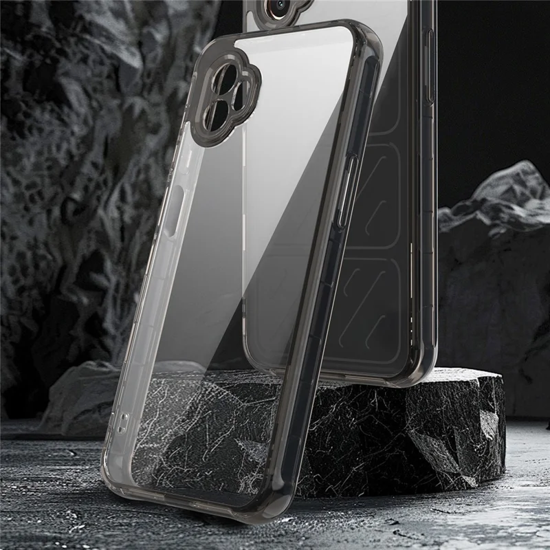 Für Samsung Galaxy XCover7 Pro Hülle TPU + Acryl Rückseite Handyhülle Vergilbungsschutz - Schwarz