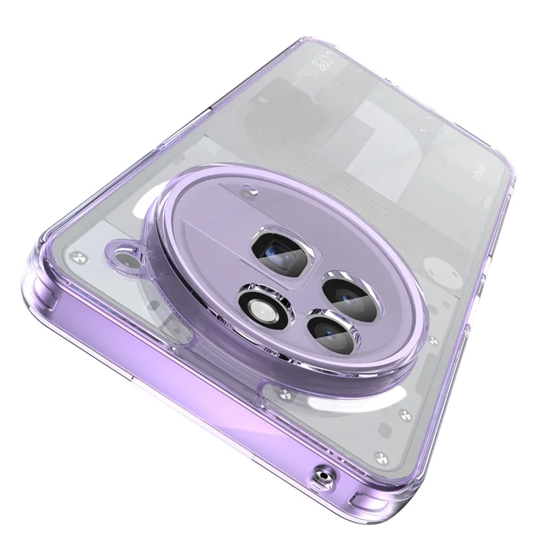 Coque pour Nothing Phone (3a) Pro TPU + Coque arrière en acrylique Anti-jaunissement - Violet