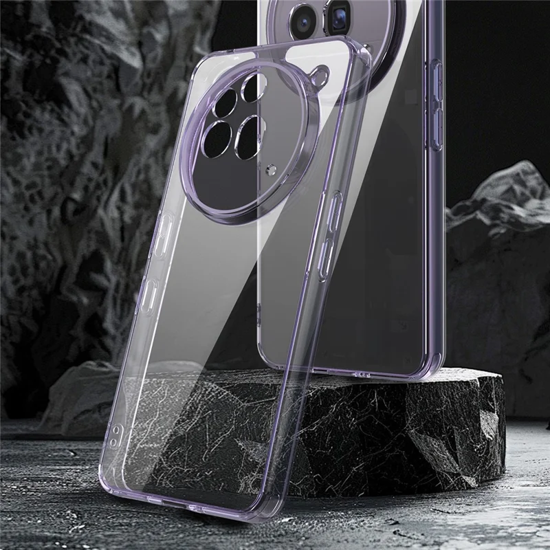 Coque pour Nothing Phone (3a) Pro TPU + Coque arrière en acrylique Anti-jaunissement - Violet