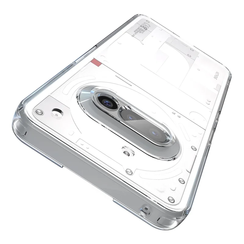 For Nothing Phone (3a) Case TPU + Acrylic Phone Back Cover Anti Yellowing - Transparent