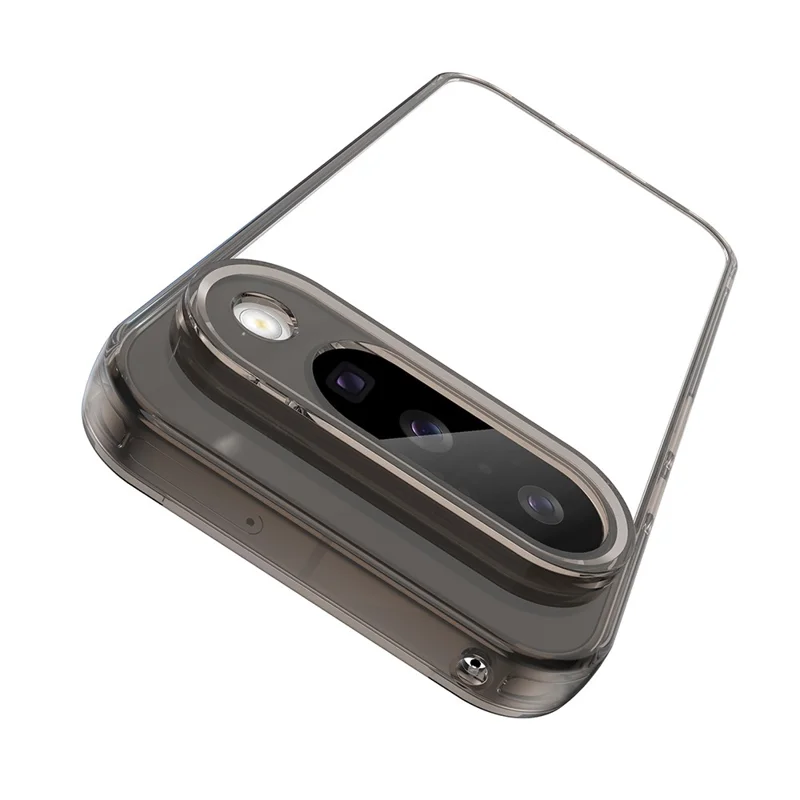 For Google Pixel 10 Case TPU + Acrylic Phone Back Cover Anti Yellowing - Black