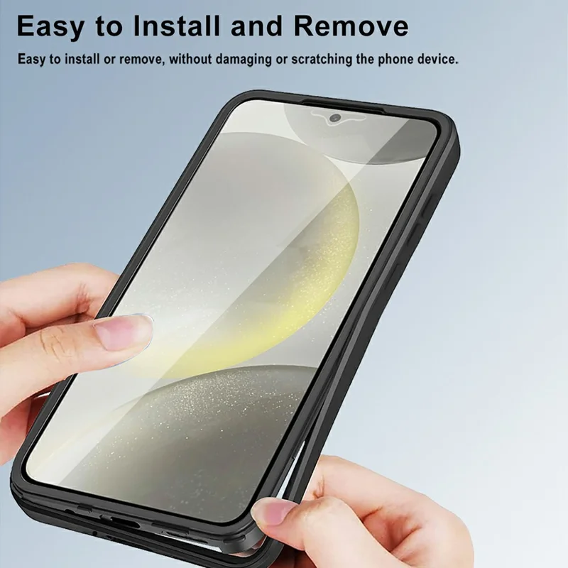 Cover per Samsung Galaxy M36 5G Custodia Acrilica + TPU Trasparente con Pellicola Protettiva PET - Nero