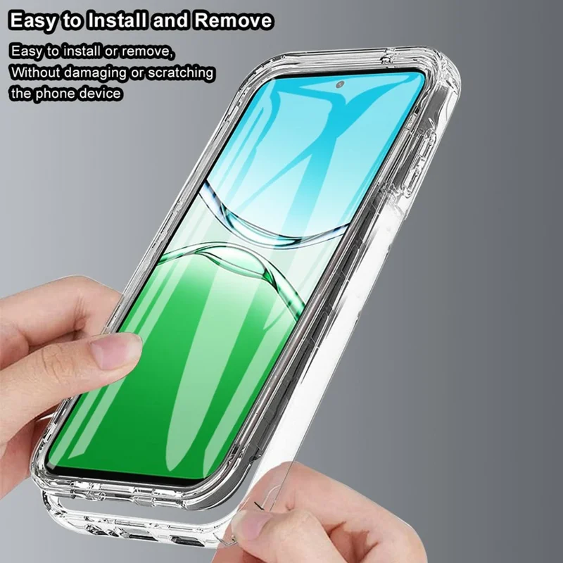 Funda para Oppo A5 5G Carcasa de TPU Marco Transparente Acrílico Cubierta Trasera con Película de PET