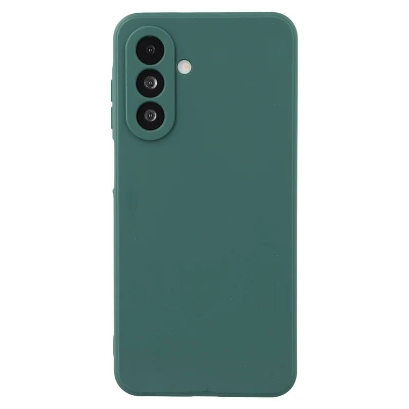 For Samsung Galaxy A17 5G Case Precise Cutouts Straight Edge TPU Shockproof Phone Cover - Army Green