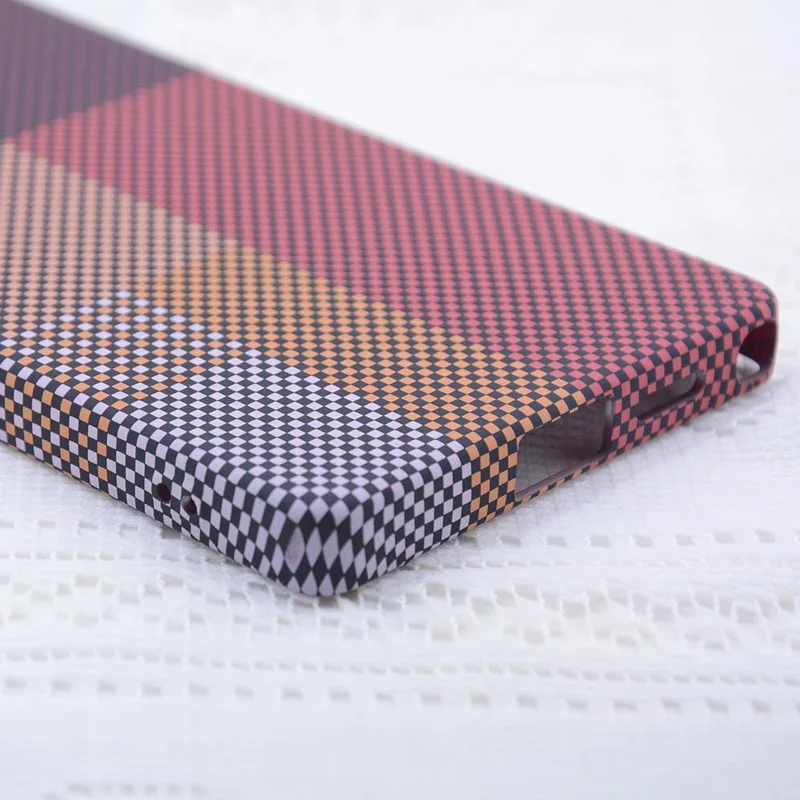 For Samsung Galaxy S25 Ultra Magnetic Case Carbon Fiber Texture Water Transfer PC Phone Cover - Red Pattern Blocks