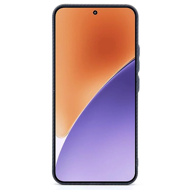 Для Xiaomi 15 Магнитный чехол с текстурой углеродного волокна и водопереносным покрытием PC – Черный