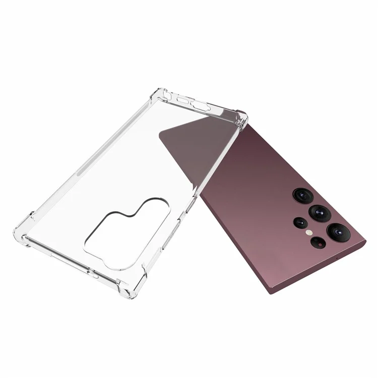 Para Samsung Galaxy S23 Ultra Anti-scratch Textured Phone Case Drop Protection Mobile Phone Shell Shockprook TPU Cover