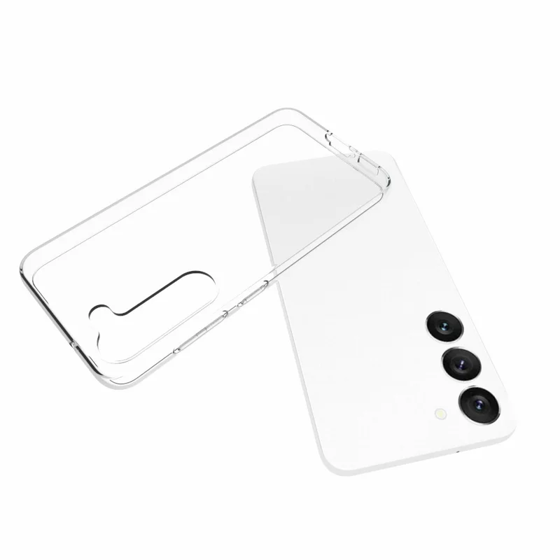 For Samsung Galaxy S23 Inner Watermark-free Phone Cover Anti-scratch Crystal Clear Soft TPU Case