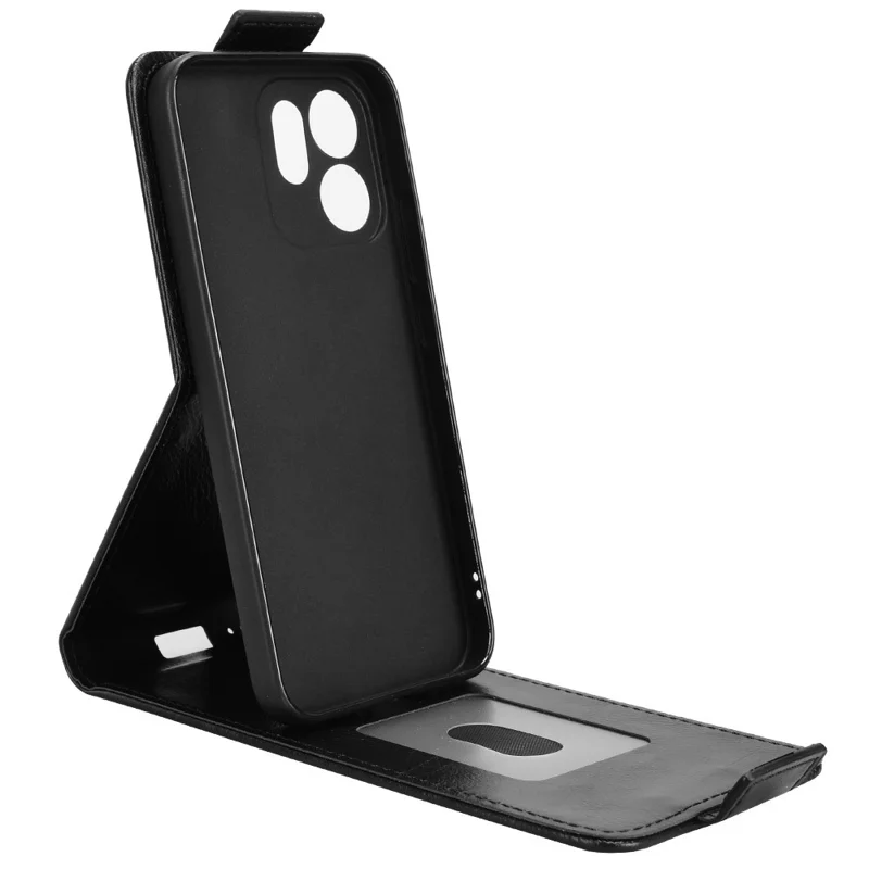 Per Oppo Reno14 F 5G Cover a Portafoglio con Supporto, Chiusura Magnetica, Flip Verticale in Pelle con Porta Carte - Nero