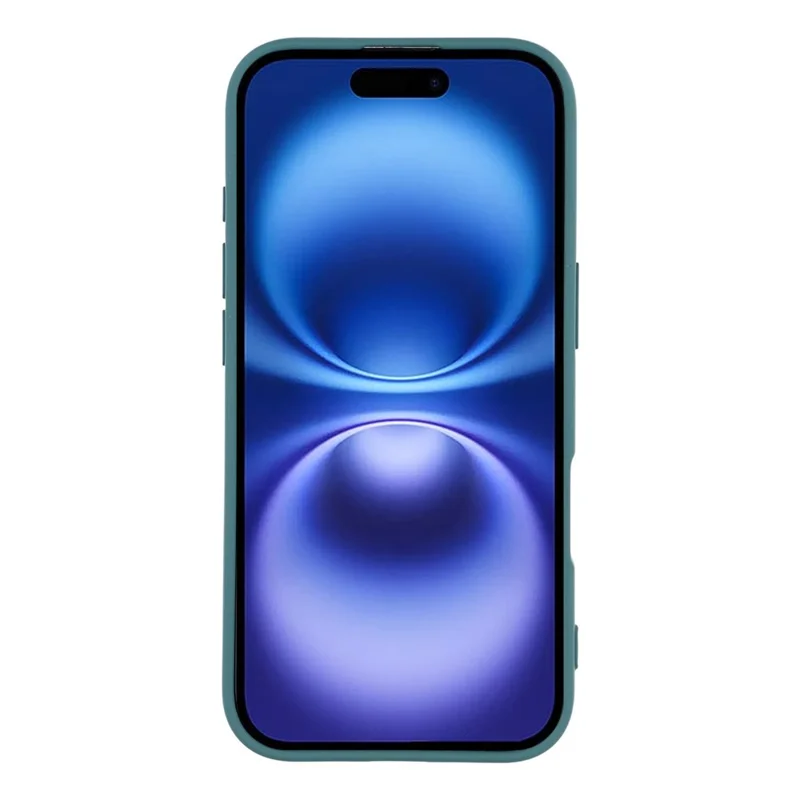 For iPhone 17 Case Arc Edge 2.0mm TPU Protective Phone Cover - Midnight Green
