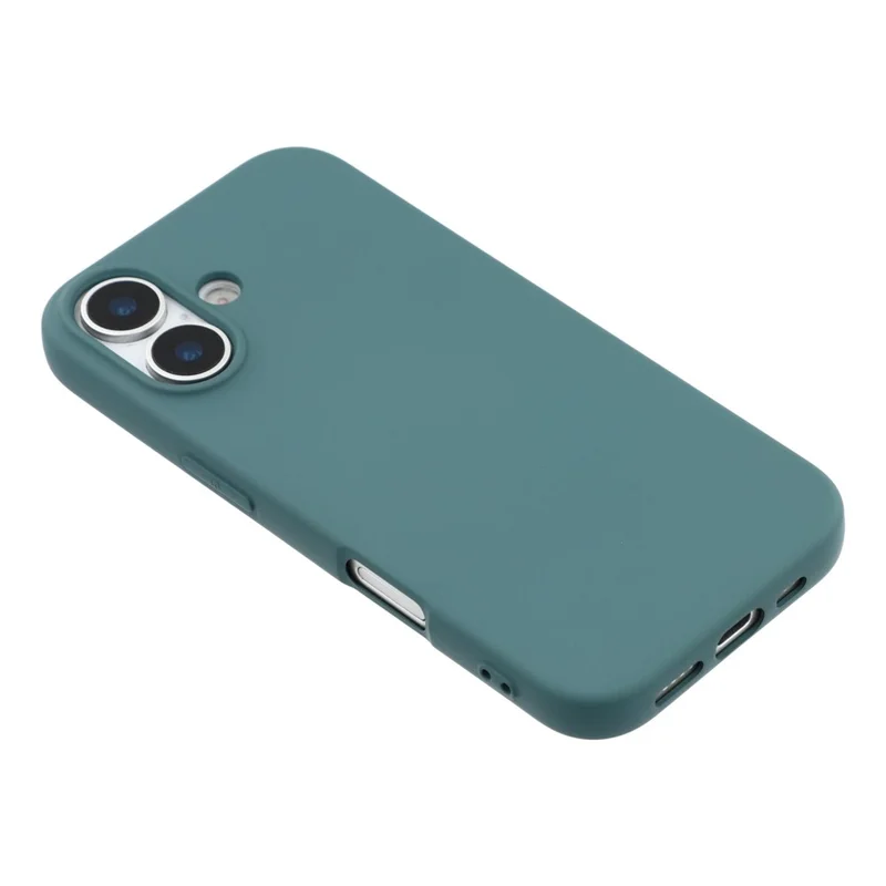 For iPhone 17 Case Arc Edge 2.0mm TPU Protective Phone Cover - Midnight Green