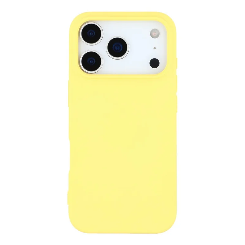 For iPhone 17 Pro Max Case Arc Edge 2.0mm TPU Protective Phone Cover - Yellow