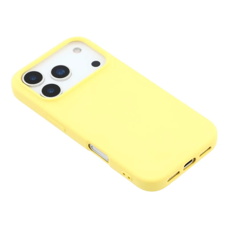 For iPhone 17 Pro Max Case Arc Edge 2.0mm TPU Protective Phone Cover - Yellow