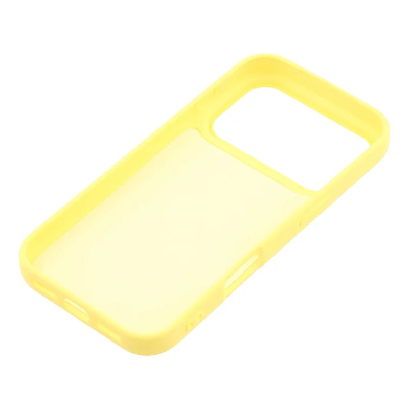 For iPhone 17 Pro Max Case Arc Edge 2.0mm TPU Protective Phone Cover - Yellow