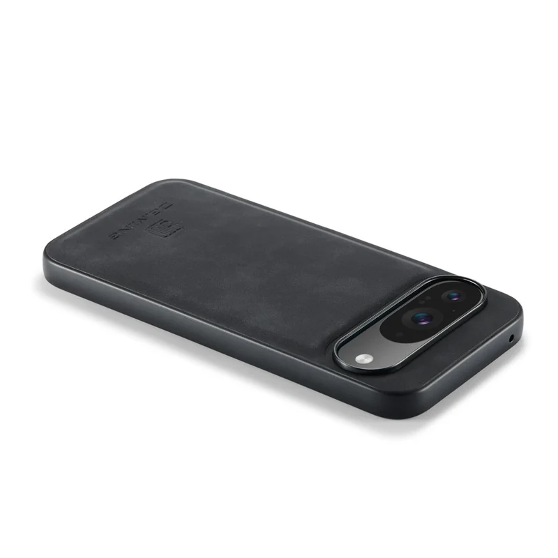 DG.MING For Google Pixel 10 Pro  /  Pixel 10 Case PU Leather Covered PC + TPU Hybrid Phone Shell - Black