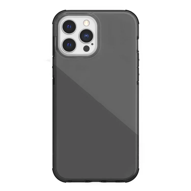 Serie de Defensa Transparente Para Iphone 13 Pro Max 6.7 Pulgadas Case de Teléfono a Prueba de Gota Con Protección de Esquinas de Airbag - Negro