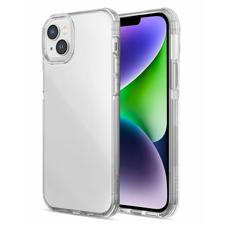 Defense Clear Series Für Iphone 14 Plus Airbag Corners Protection Smartphone Cover Anti-drop Tpu-mobiltelefonhülle - Transparent