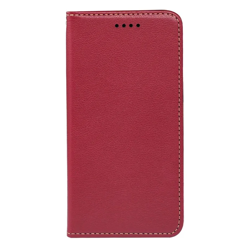 For iPhone Air Case Wallet RFID Blocking Leather Phone Cover Strong Magnetic Closure - Red
